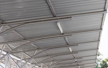 installing Cwm Twrch Uchaf metal roofing